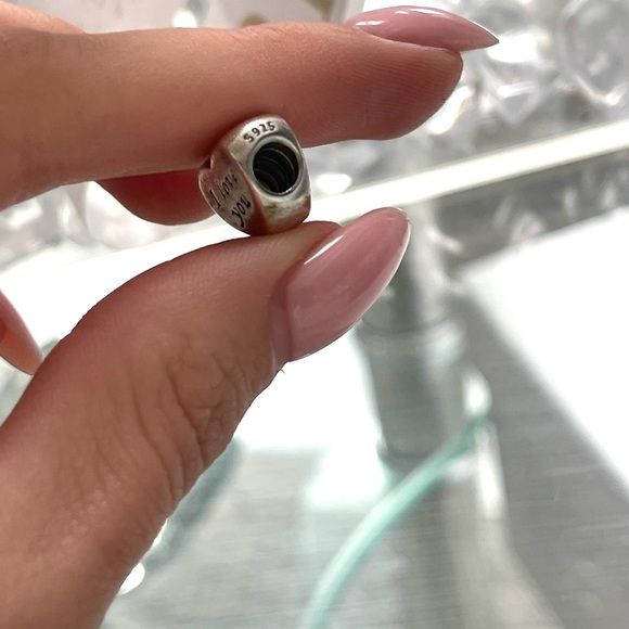 I Love You Silver Pandora Charm s 925 - Picture 5 of 5